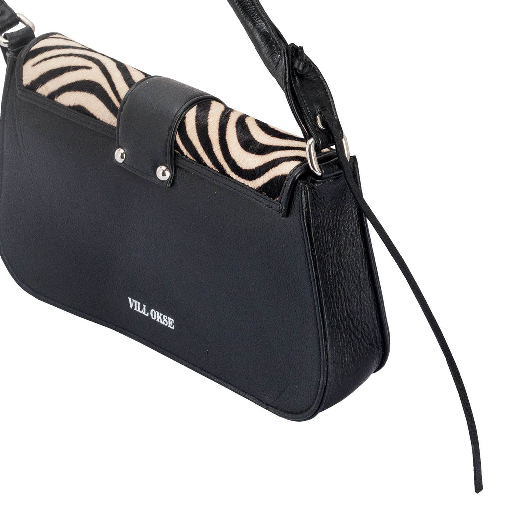 The Jenny - Genuine Leather Sling Bag - Zebra - VILL OKSE