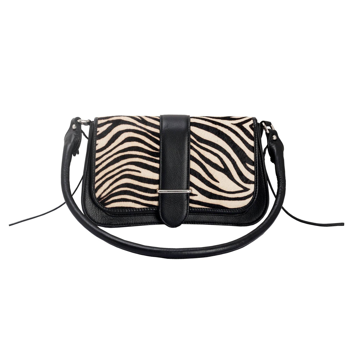 The Jenny - Genuine Leather Sling Bag - Zebra - VILL OKSE